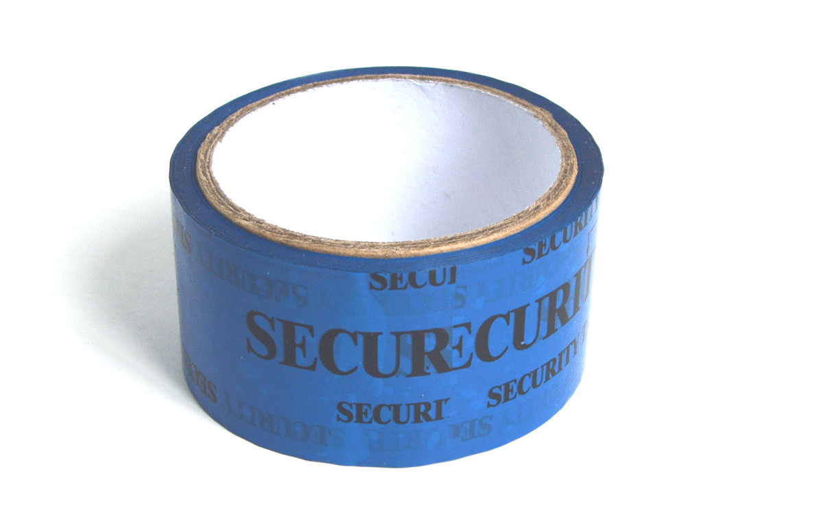 High Residue Tamper Proof Seal Tape / Custom Security Tape With Print Logo