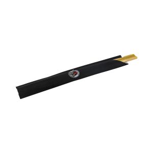 China Custom Logo Sushi Bamboo Disposable Chopsticks With Semi Paper Wrapper on sale