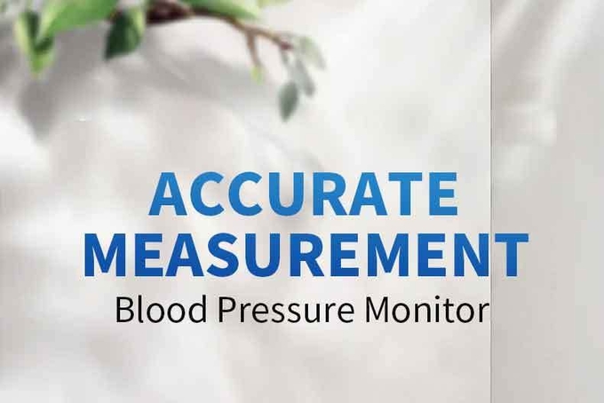 White Electronic Home Blood Pressure Device With Voice Function One Touch Measurement