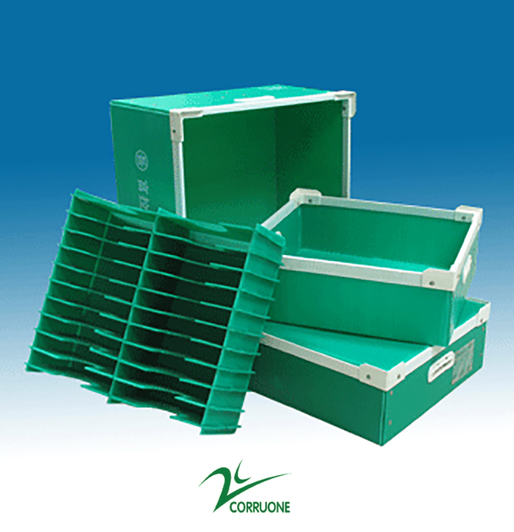 5mm 6mm Reusable Corrugated Plastic Boxes Recyclable UV Coating