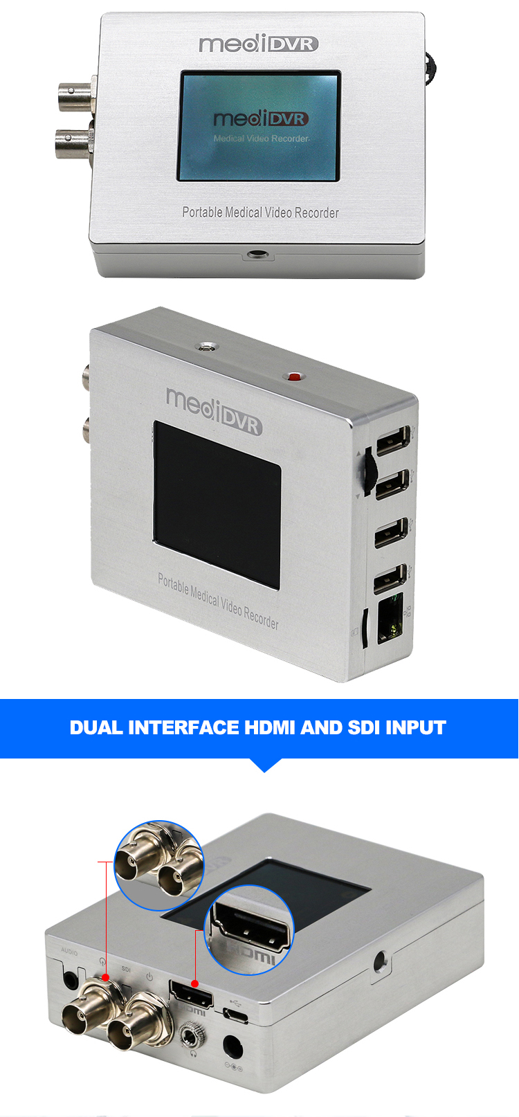 Hospital Medical Video Recorder For Endoscope Arthroscopy Ultrasound