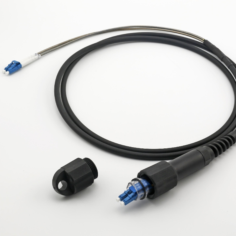 FTTH IP67 Standard Pdlc/Dlc Gyfjh G657A2 Sm 2core Outdoor Waterproof Connector -25 85