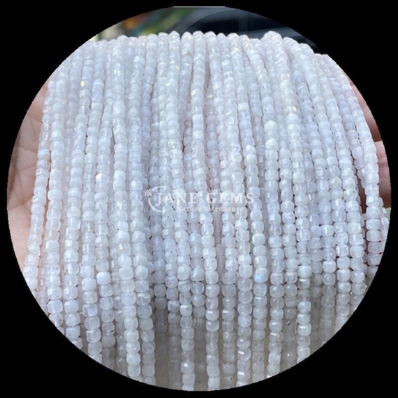 Multi color Natural Mini Cube Square Gemstone Beads Rose Quartz Apatite for DIY Bracelet Necklace earring Jewelry Making