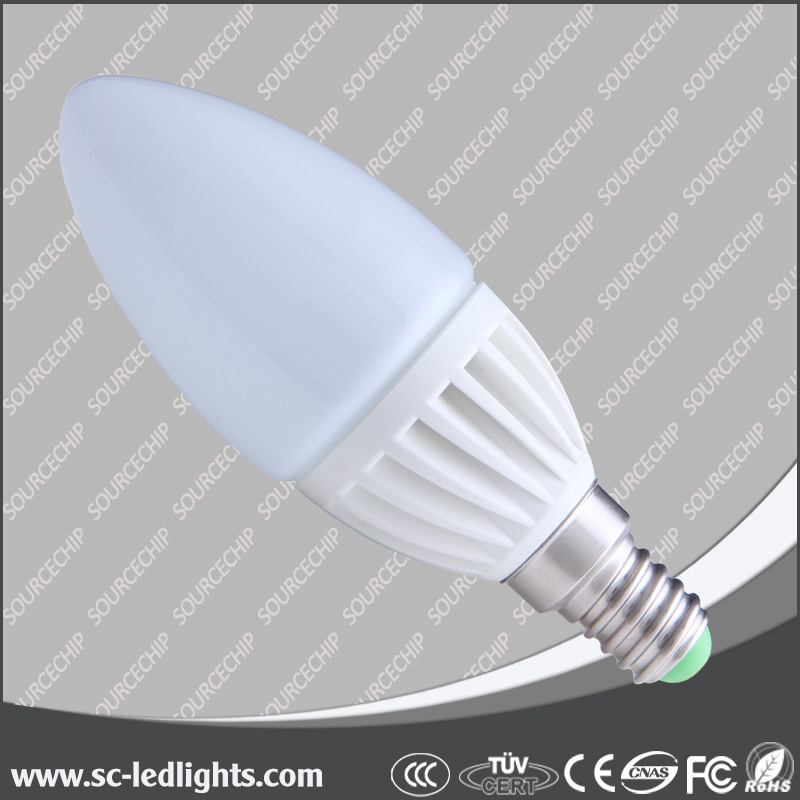 LED bulb e14 5w LED candle light China led bulb lights