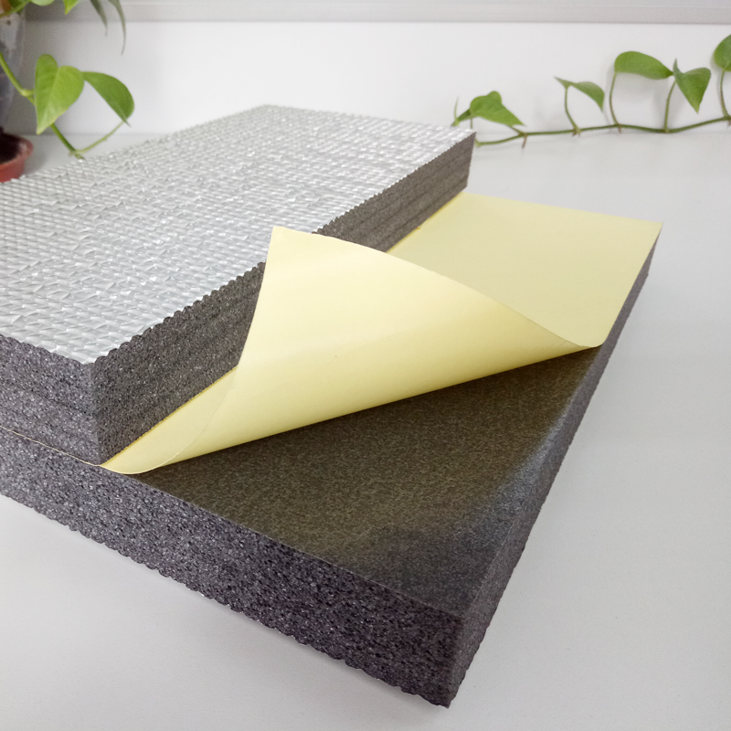 Polyethylene XLPE HVAC Insulation Foam 25-28kg/m3 Density For Duct Liner 13mm/25mm