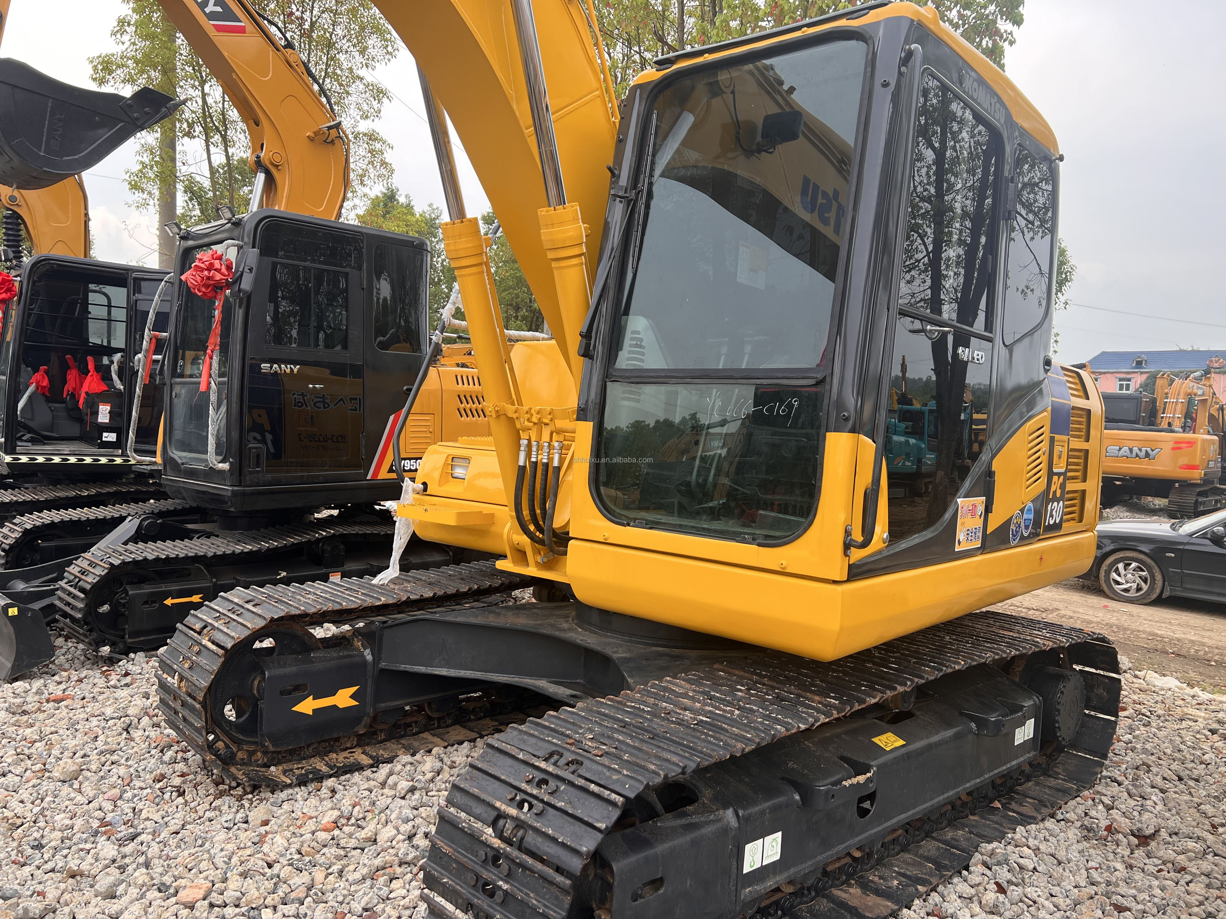 Used hydraulic crawler excavator Komatsu pc130 other construction machines secondhand excavator Komatsu pc130 cheap price