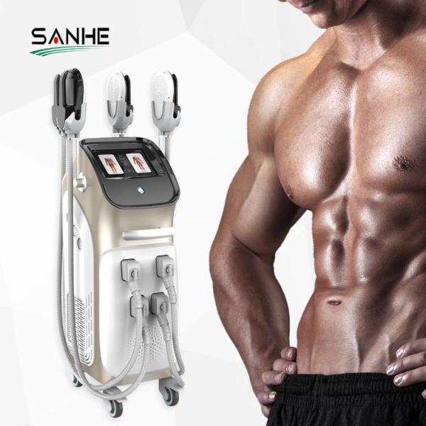 SANHE 4 Handles EMS RF Body Sculpt Electric Muscles Stimulate Body Slimming Skin