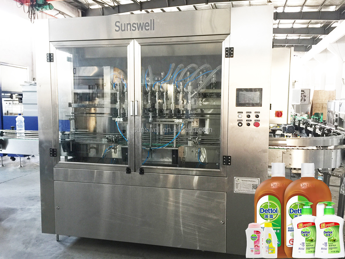 3000BPH Detergent Soap Packing Machine , Cap Sorting Detergent Filling Machine