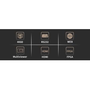 China Metal Casing HDMI Matrix Switcher Offering 9 HDMI 1.3 Outputs and 1 HDMI 2.0 Output Suitable for Complex AV Environments on sale