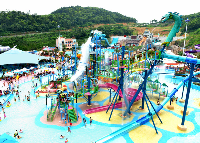 30m3/h Outdoor Aqua Playground Kids Water Play Equipment