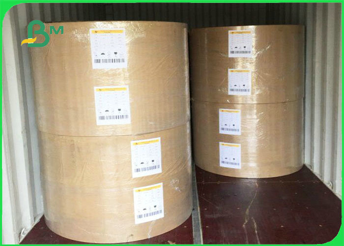 40gsm 60gsm 80gsm Single Side PE Coated Kraft Paper For Food Packages Bags