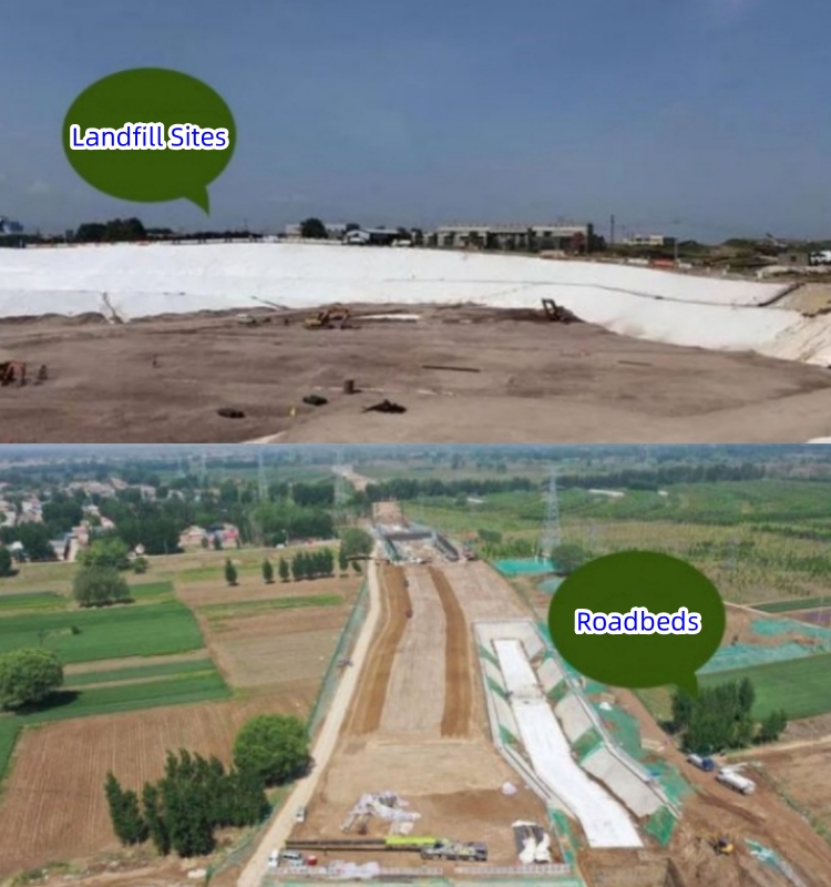Water Draining Function Three-dimensional Composite Drainage Network for Railway 8mm