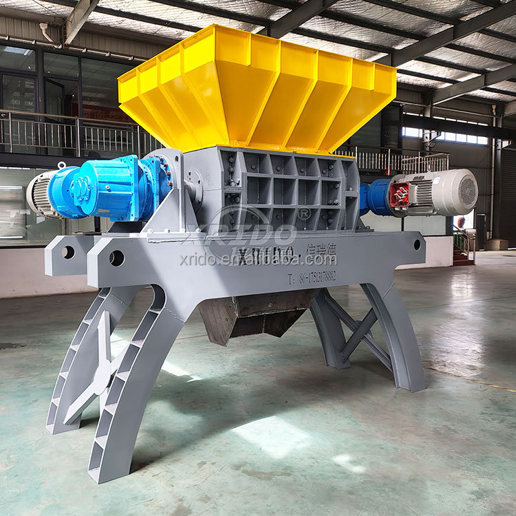 Automatic Single Shaft Plastic Shredder Crusher Combination Machine for Manufacturing Plants Farms for Abs Pc Ps pa Pppe