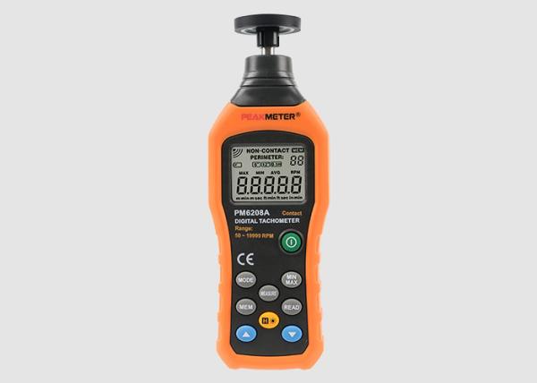 High Safety Environmental Meter Hand Held Non Contact Tachometer Stable
