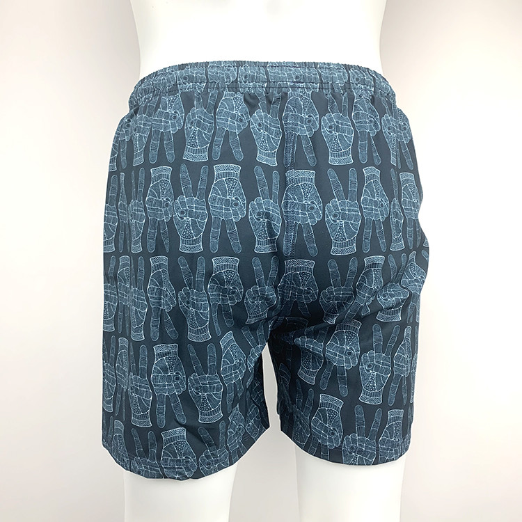 Stylish Mens Hawaiian Printed Board Shorts Surf No Fading Custom Design
