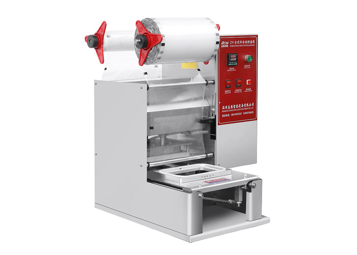 220V 500W Fast Food Tabletop Tray Sealer Nitrogen Gas Flushing Machine