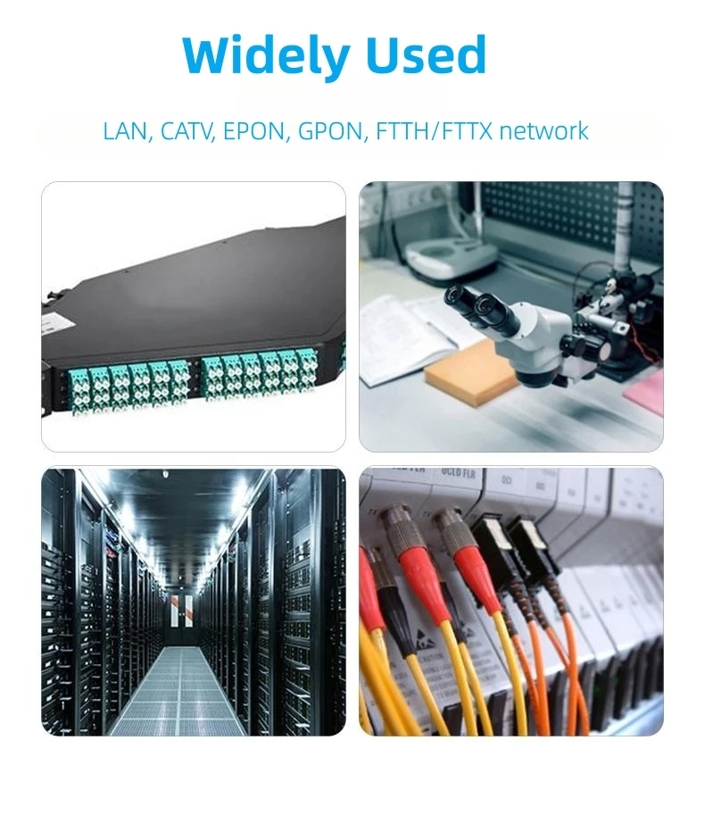 SC APC/UPC Connector Type 1x8 1x16 Optical PLC Splitter Mini Box Fiber Optic Terminal Box