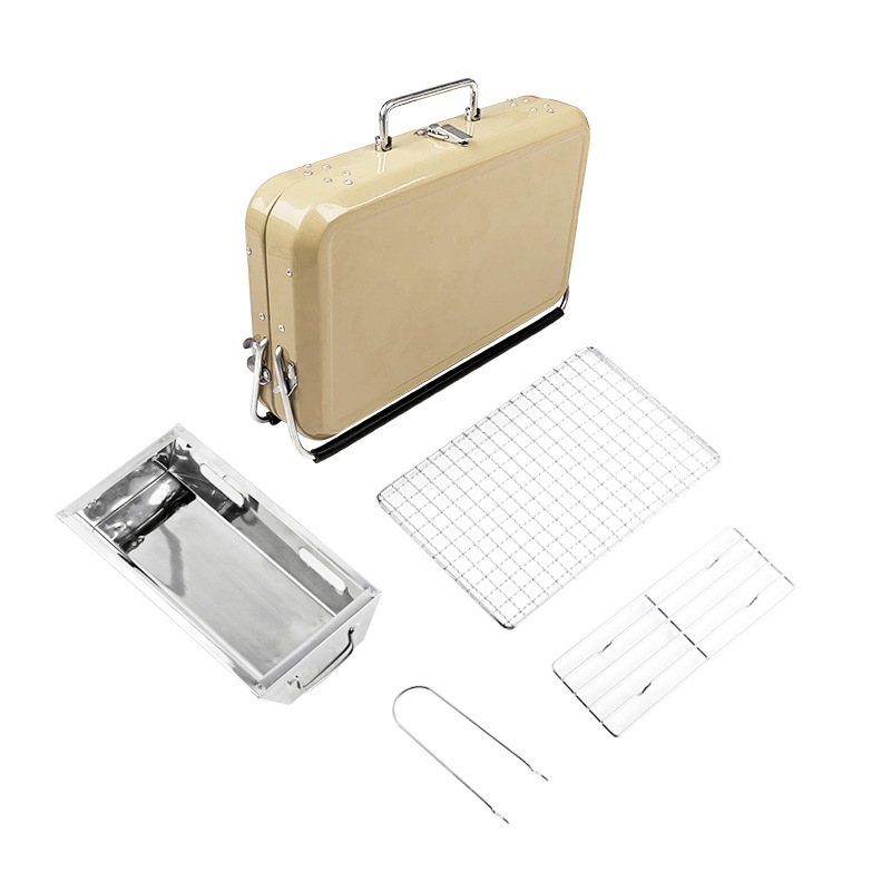 Foldable Trailer Smokeless Grill Perfect B2B Grilling Solution with Powder Coated Finish