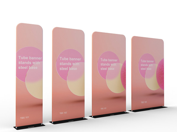 80 X 200cm Exhibition Booth Trade Show Banner Stand Portable Fabric Banner Display