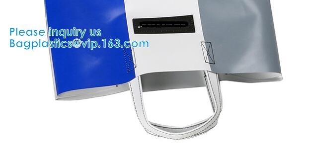 Custom Printing Tear Proof Promotional Bag Washable Handbag Dry Bag Soft Handle Shoulder Bag Pack PVC With Zipper