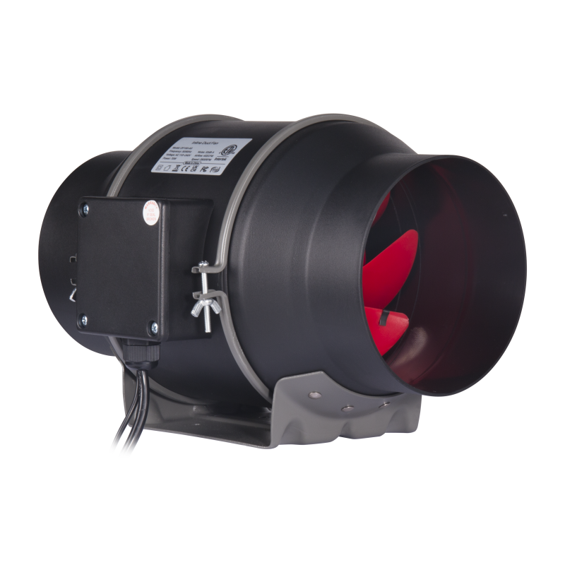 150mm 6 Inch Smart WiFi Filter Ducting Ventilation Kit Speed Control Grow Tent Complete Ventilation In-line Duct Fan