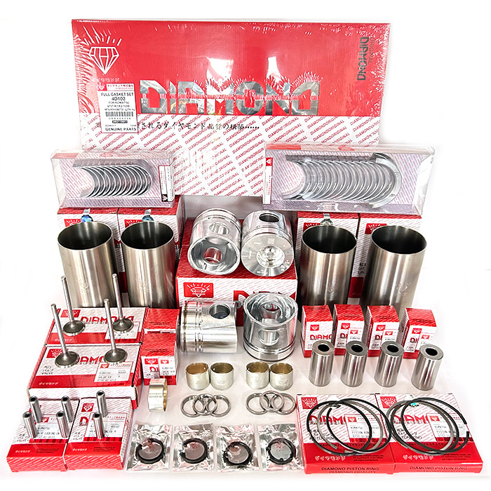 6738-31-2111 4D102 4BT 6D102 6BT Excavator Engine Parts Full Overhaul Kit