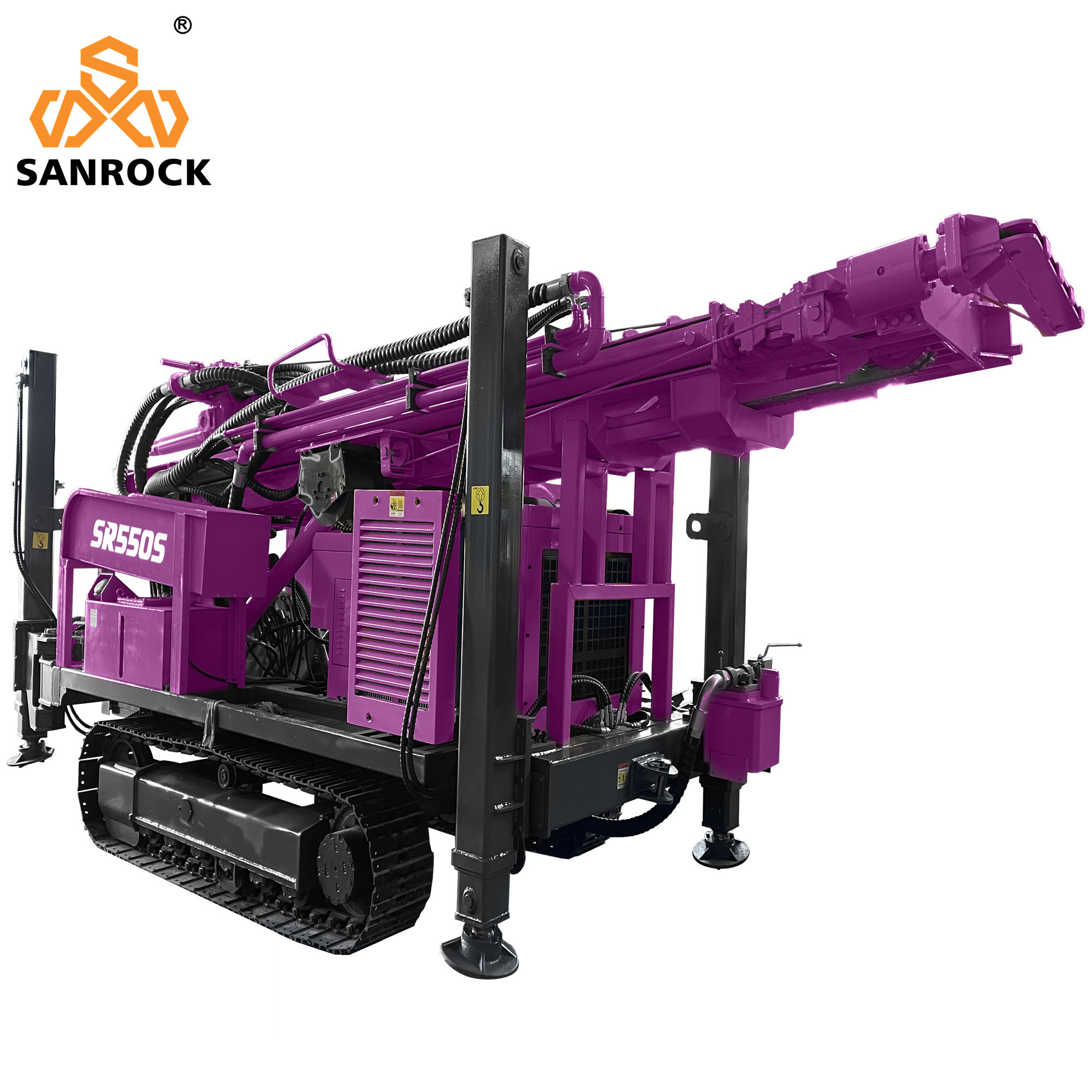Deep Water Well Drilling Rig With Mud Pump Hydraulic Portable Water Well Drilling Rig