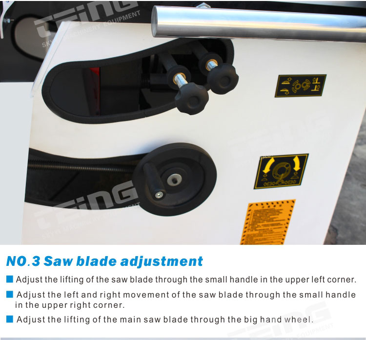Wood Working Sliding Table Panel Saw WSN2845 with Precision and Max.Cutting Height at 90°