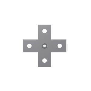China Flat Plate Fitting Cross With M10 Nut on sale