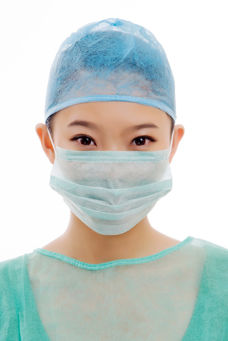 Breathable One Time Use Odorless Meltblown Nonwoven Face Mask With Earloop