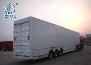 Freezer Box Semi Trailer 50 Ton Refrigerated Trailer Truck With 3 Axles / 2 Legs 30m3 /use with tractor truck