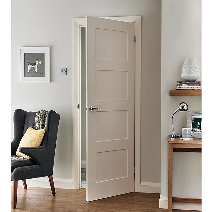Customized Modern Interior Room Door with 100% Environmental Protection MDF Material