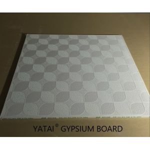  Fire Resistance Synthetic Gypsum Wallboard Smooth / Embossed For Long Lasting Walls Manufactures