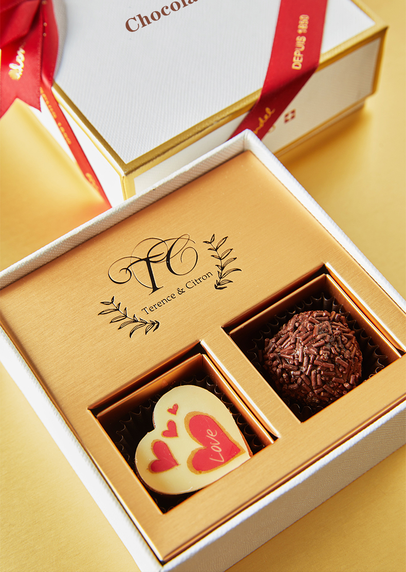 Paperboard Liner Type Chocolate Packaging Gift Boxes for Custom Design
