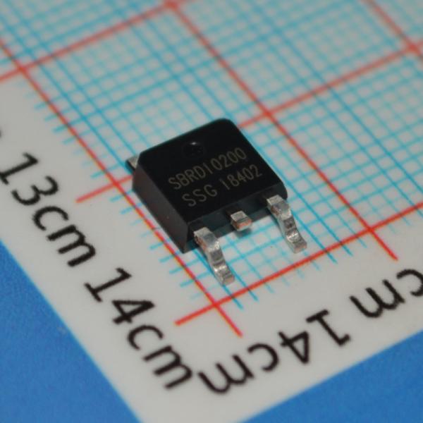 Quality SBRD10200TR 100V 20A SBR Rectifier Bridge with Low Vf High Efficiency <155°C TJ Surge Rated AEC-Q101 Qualified for Automotive and Industrial Brushed Motor Drives for sale