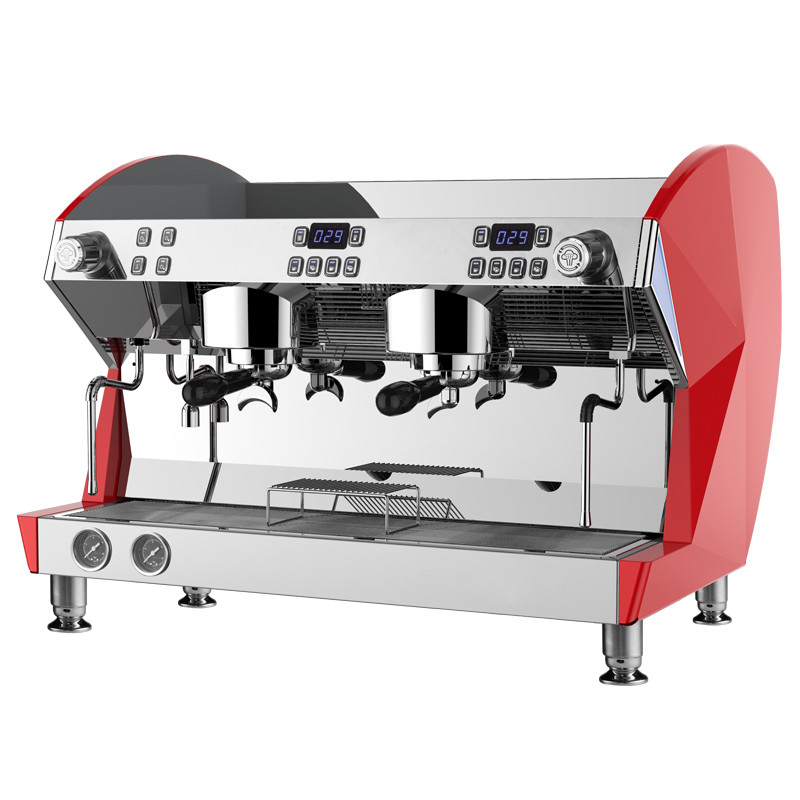 2 Group Commercial Semi Auto Espresso Coffee Machine 550ml 220V