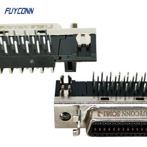 PCB SCSI Connector 90 Degree R/A CN Type Female 26 Pin Servo Connector For PCB