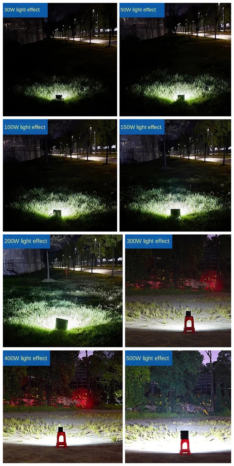 High Power 500w led flood light 100W 50W 30W 20W 10W Slim IP65 Waterproof Outdoor LED Floodlight COB Flood Light Spotlights