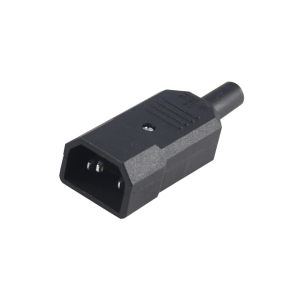 IEC 60320 C14 Power Connector 10A 250V V0 Flame Retardant