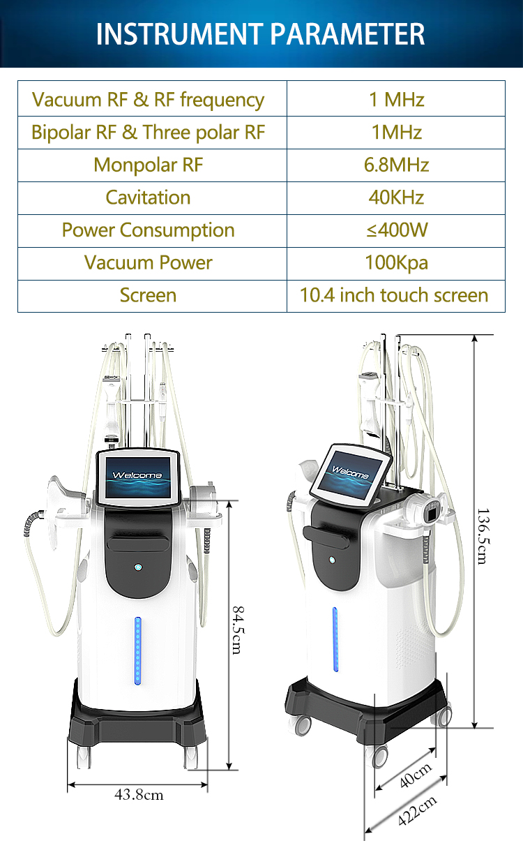 Body Sculpting Slimming Machine Fat Burning Laser Vacuum Cavitation Device