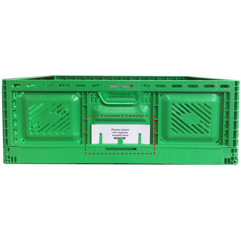 Collapsible Crate for Stackable Vegetable Crates Heavy Duty Folding Moving Box