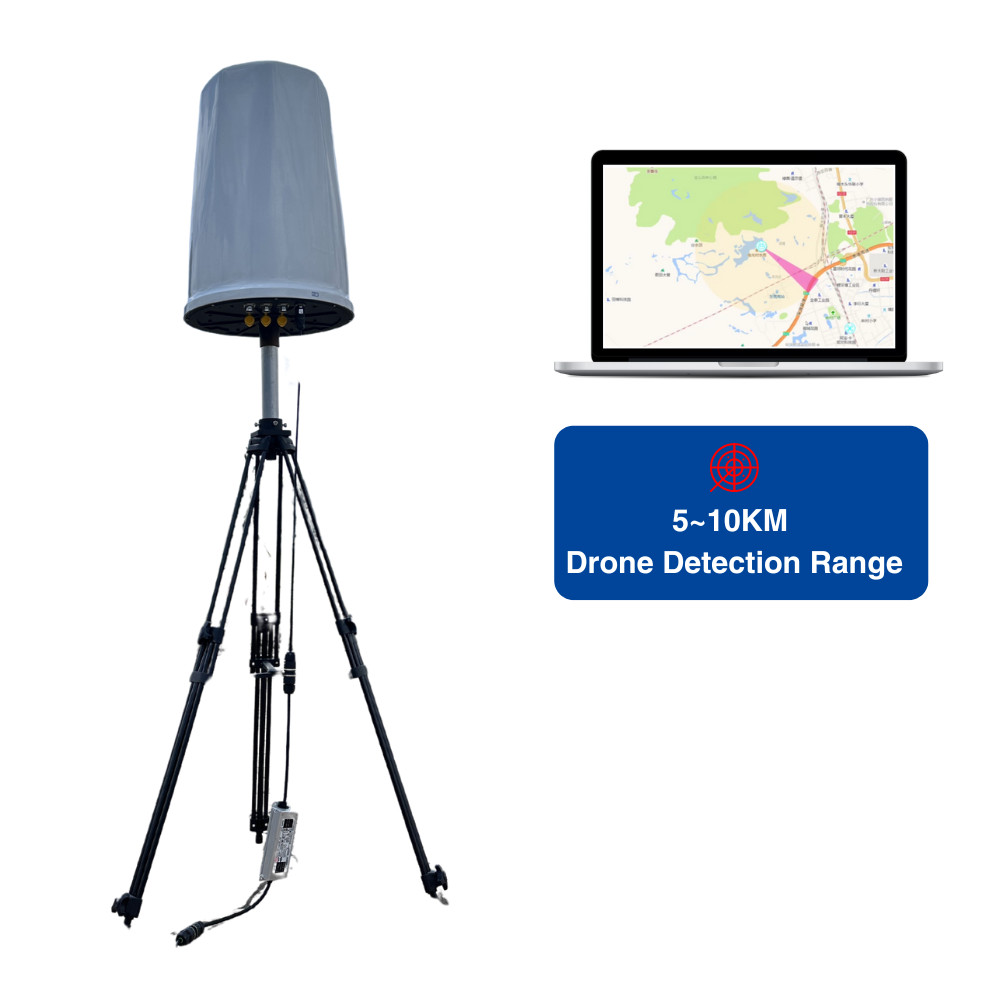 Vehicle Drone Signal Jammer FPV Jamming Detector Outdoor Airport Prison Defense