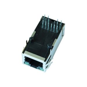 Tab Up Single Port Four CT Separately Gigabit Rj45 Magnetic Jack LPJK4071AONL