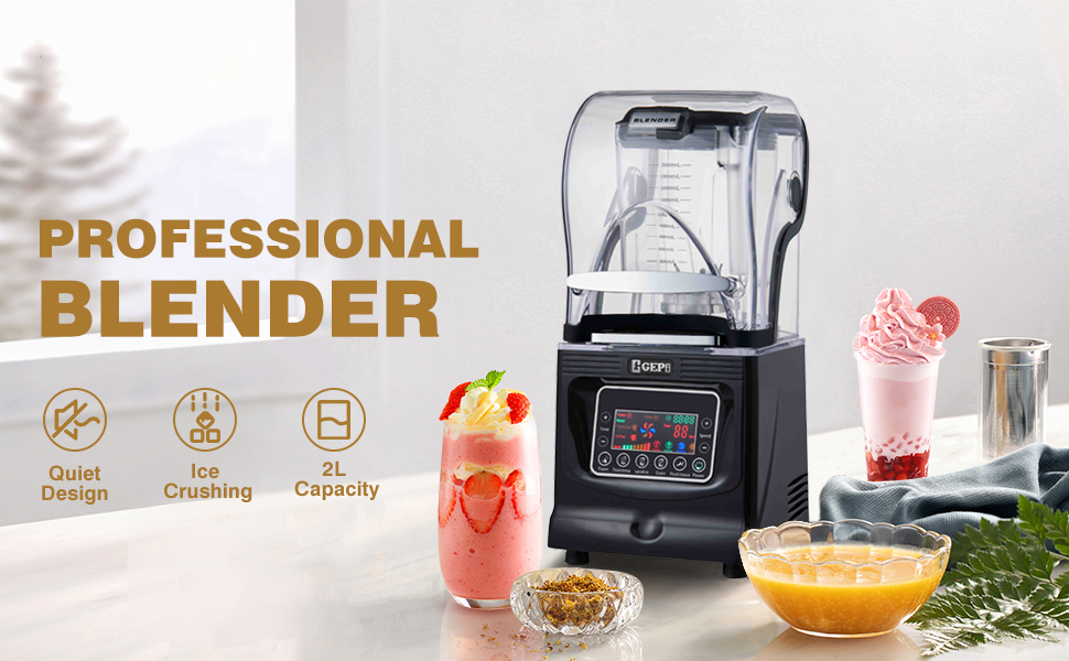 8 Speed Settings Supply Professional Ice Crusher Machine Commercial Smoothie Blender
