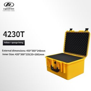 Custom Tool Box with Heavy-Duty Handle Durable Spring Lock System and Enhanced