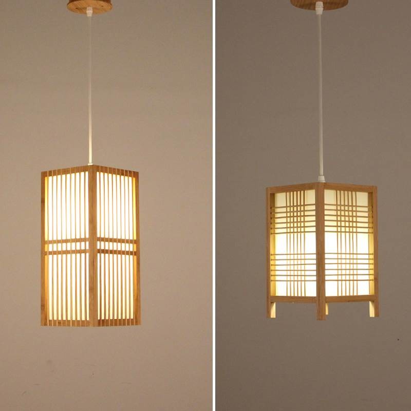 Natural Willow Rattan Branch Pendant lamp Fixtures For Indoor home Lighting (WH-WP-03)
