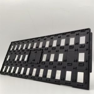 Stackable BGA Black JEDEC IC Trays Conform To Automation Equipment