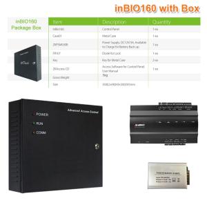  Single Doors Access Control with Power Adapter Box IP-Based Connect Support Fingerprint/RFID Card Reader(Inbio160/box) Manufactures
