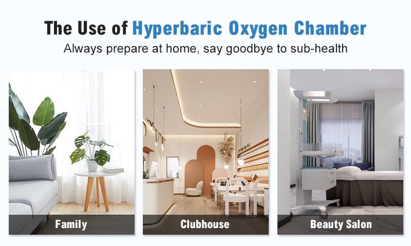 Mild Hyperbaric Oxygen Chamber for Home Oxygen Therapy easy use
