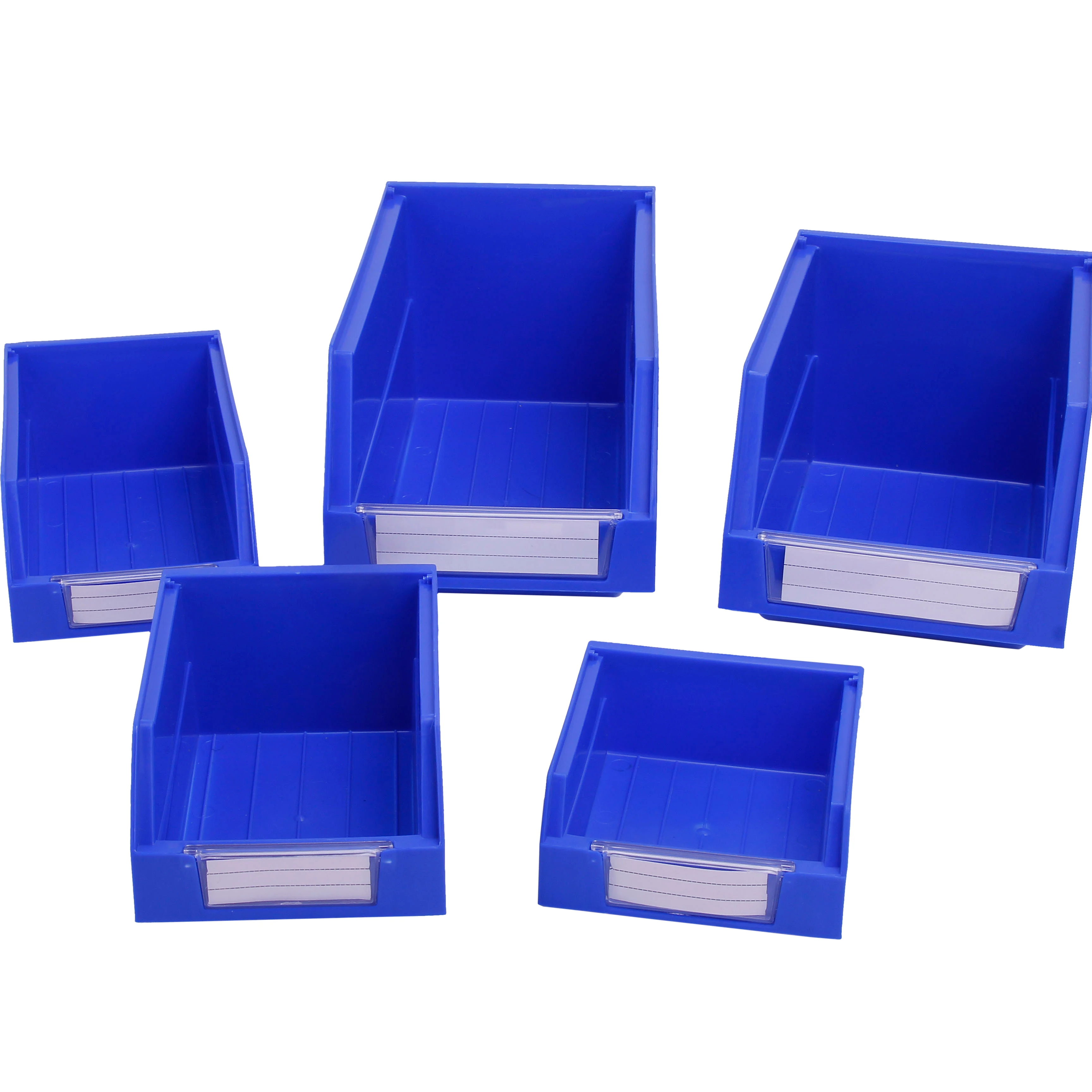 Logo Customized Workbench Storage Organizer with Solid Box and Open Hopper Front Bins